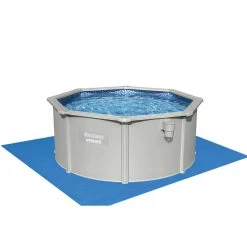 Piscine Hors-sol Bestway Ronde Hydrium 3 X 1,20 M -Fournitures De Piscine 56566 piscine bestway ronde hydrium 300 120 tapis