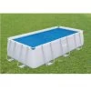 Bâche à Bulles Bestway Rectangulaire 4,57 X 2,17 M Pour Piscine 4,88 X 2,44 X 1,22 M