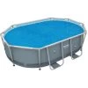 Bâche à Bulles Bestway Ovale 2,80 X 1,80 M Pour Piscine 3 X 2 X 0,84 M -Fournitures De Piscine 58303e