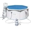 Bâche à Bulles Bestway Ronde 4,55 M Pour Piscine Hydrium De 4,66 M -Fournitures De Piscine 58501e 1