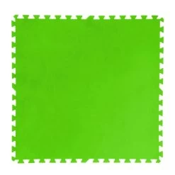Lot De 9 Tapis De Sol Vert 81cm X 81cm à Assembler Pour Piscine Bestway