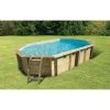 Piscine En Bois Octogonale Ubbink Océa 6,10 X 4,00 X 1,30 M - Liner Bleu -Fournitures De Piscine 7504508