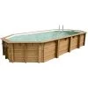 Piscine En Bois Octogonale Ubbink Océa 8,60 X 4,70 X 1,30 M - Liner Beige -Fournitures De Piscine 7504509 piscine bois octogonale ubbink ocea 470 860 beige