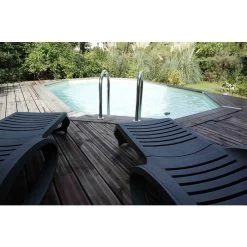 Piscine En Bois Octogonale Ubbink Océa 6,10 X 4,00 X 1,30 M - Liner Beige 11 Piscine En Bois Octogonale Ubbink Océa 6,10 X 4,00 X 1,30 M - Liner Beige -Fournitures De Piscine 7504511 piscine bois octogonale ubbink ocea 400x610 beige ambiance 4