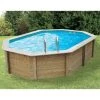 Piscine En Bois Octogonale Ubbink Sunwater 4,90 X 3,00 X 1,20 M - Liner Bleu -Fournitures De Piscine 7504595 piscine bois octogonale ubbink sunwater 300 490 bleu 2