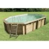 Piscine En Bois Octogonale Ubbink Sunwater 4,90 X 3,00 X 1,20 M - Liner Beige -Fournitures De Piscine 7504596 piscine bois octogonale ubbink sunwater 300 490 beige