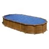GRE Piscine Ovale Acier Gré Amazonia Imitation Bois - 7,20 X 3,75 X 1,30 M -Fournitures De Piscine amazonia piscine 730 1
