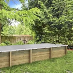 Bâche D'hivernage Pour Piscine En Bois Procopi Pool'n Box Et Weva-5 X 2 M