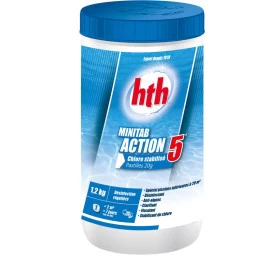 HTH Minitab Action 5 - Chlore Stabilisé Multifonction Pastilles 1,2kg 3 HTH Minitab Action 5 - Chlore Stabilisé Multifonction Pastilles 1,2kg