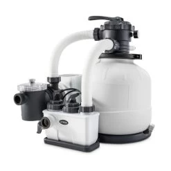 Combiné Filtre à Sable 8 M³/h Et Stérilisateur Intex + OEC -Fournitures De Piscine combine filtre a sable 8 m h et ecosterilisateur intex oec 2 min