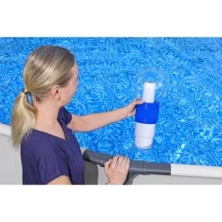 Diffuseur Flottant Bestway LED Solar Sphere Pour Pastilles Ø 7,6 Cm -Fournitures De Piscine diffuseur led bestway 6