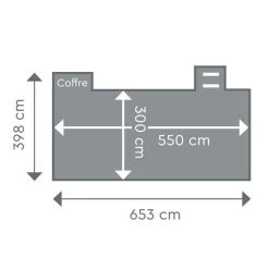 Coffre Pour Fosse Sèche De Piscine Urbaine XL Procopi - BWT MyPool -Fournitures De Piscine dimensions piscine coffre