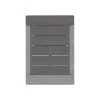 Caillebotis En Lames Composites Pour Douche Solaire Formidra - Dark Grey -Fournitures De Piscine ds base gr caillebotis lames composites douche solaire dark grey