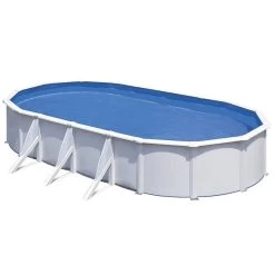 GRE Piscine Ovale Acier Gré Fidji - 7,30 X 3,75 X 1,20 M