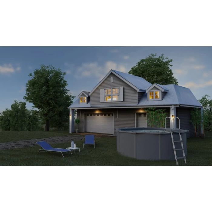 GRE Piscine Ronde Acier Gré Gris Anthracite - Ø 3,50 X 1,20 M 4 GRE Piscine Ronde Acier Gré Gris Anthracite - Ø 3,50 X 1,20 M – Image 2