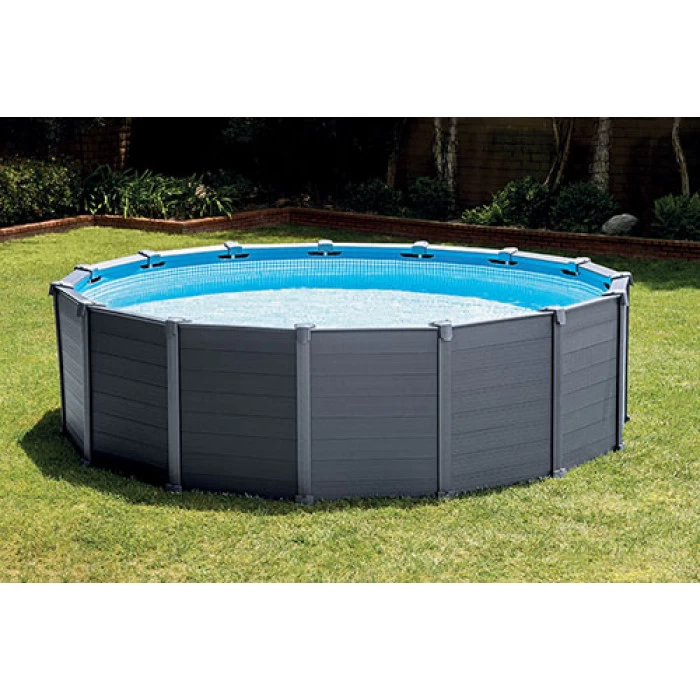 Liner Pour Piscine Intex Sequoïa / Graphite 4,78 X 1,24m Et Prism Frame Ø 4,57 X 1,22m 4 Liner Pour Piscine Intex Sequoïa / Graphite 4,78 X 1,24m Et Prism Frame Ø 4,57 X 1,22m – Image 2