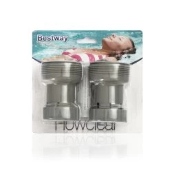 Lot De 2 Adaptateurs (connexion 32 Et 38 Mm) Bestway 5 Lot De 2 Adaptateurs (connexion 32 Et 38 Mm) Bestway -Fournitures De Piscine lot de 2 adaptateurs 32 38 mm bestway pour filtre piscine 2