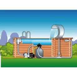 Cascade Pour Piscine Ubbink Mamba S-LED -Fournitures De Piscine mamba s led ubbink cascade d eau jeux d eau piscine sch ma3