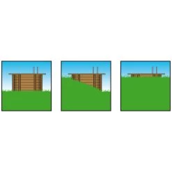 Piscine En Bois Rectangulaire Ubbink Linéa 8,00 X 5,00 X 1,40 M - Liner Bleu -Fournitures De Piscine picto coupe