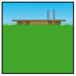 Piscine En Bois Rectangulaire Ubbink Linéa 15,50 X 3,50 X 1,55 M - Liner Beige -Fournitures De Piscine picto coupe enterre 1