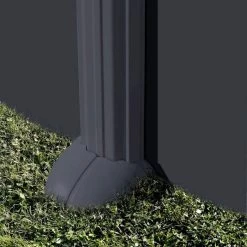 GRE Piscine Ronde Acier Gré Gris Anthracite 3,50 X 1,30 M 11 GRE Piscine Ronde Acier Gré Gris Anthracite 3,50 X 1,30 M -Fournitures De Piscine pied piscine gre anthracite
