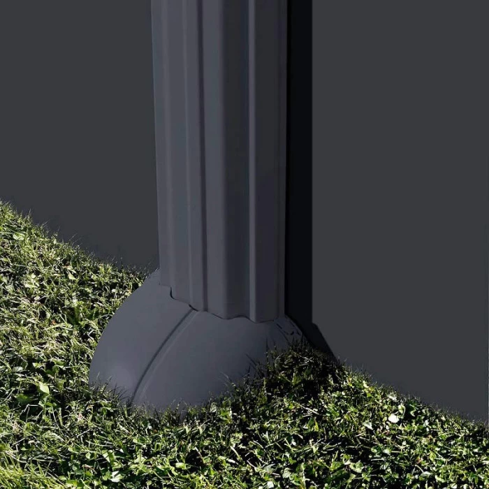 GRE Piscine Ronde Acier Gré Gris Anthracite 3,50 X 1,30 M 6 GRE Piscine Ronde Acier Gré Gris Anthracite 3,50 X 1,30 M – Image 4