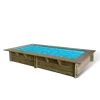 Piscine En Bois Rectangulaire Ubbink Sunwater 3,50 X 2,00 X 0,71 M - Liner Bleu -Fournitures De Piscine piscine en bois ubbink sunwater 200x350 studio 1