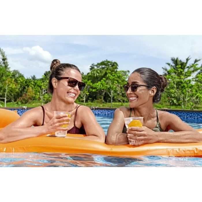 Piscine En Acier Bestway Hydrium Effet Bois Ø 4,90 X H 1,30 M 6 Piscine En Acier Bestway Hydrium Effet Bois Ø 4,90 X H 1,30 M – Image 4