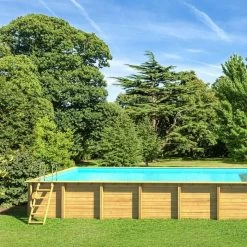 Piscine Weva Procopi En Bois 8 X 4 M -Fournitures De Piscine piscine procopi 8 x 4 ambiance 2 min
