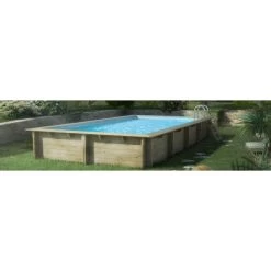 Piscine Weva Procopi En Bois 6 X 3 M -Fournitures De Piscine piscine procopi weva ambiance semi enterr e
