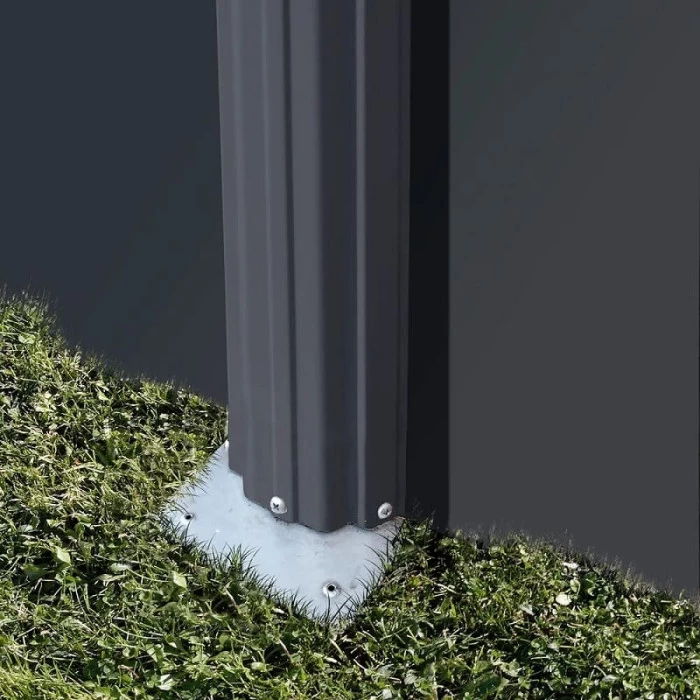 GRE Piscine Ronde Acier Gré Gris Anthracite - Ø 3,50 X 1,20 M 7 GRE Piscine Ronde Acier Gré Gris Anthracite - Ø 3,50 X 1,20 M – Image 5