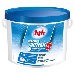 HTH Maxitab Action 5 - Galets De Chlore Stabilisé 5kg 3 HTH Maxitab Action 5 - Galets De Chlore Stabilisé 5kg