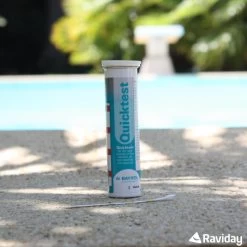 Tube De 50 Bandelettes D'analyse Et Test PH Bayrol Quicktest -Fournitures De Piscine tube de 50 bandelettes d analyse bayrol quicktest raviday